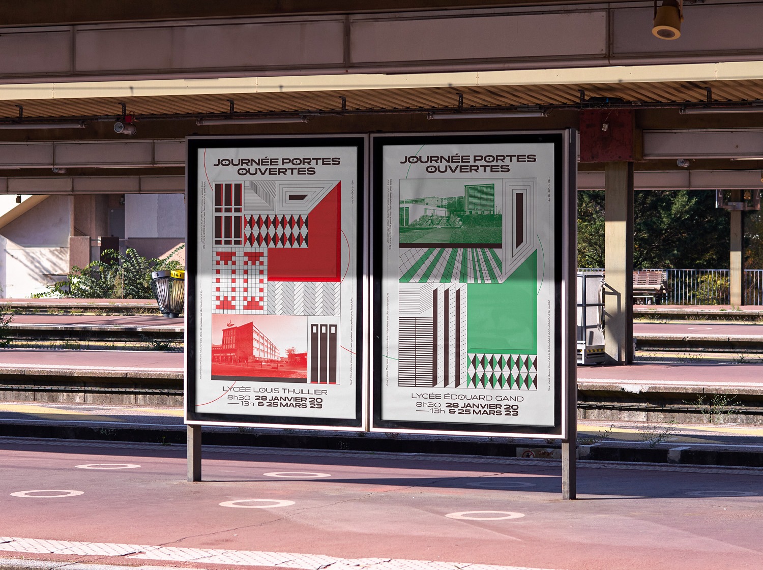 affiches portes ouvertes cité scolaire amiens DNMADe lycée édouard branly, lycée louis thuillier, lycée edouard gand 2023