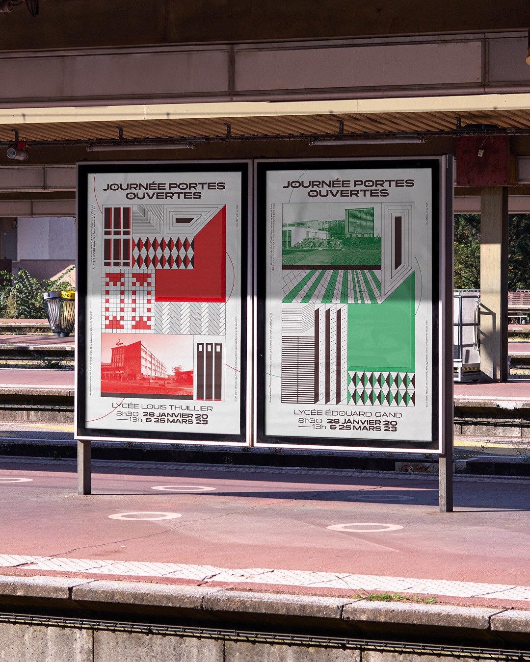 affiches portes ouvertes cité scolaire amiens DNMADe lycée édouard branly, lycée louis thuillier, lycée edouard gand 2023