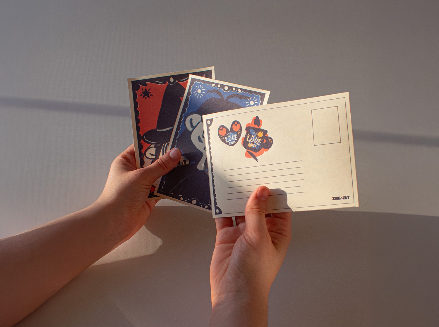 carte postale zine de zut