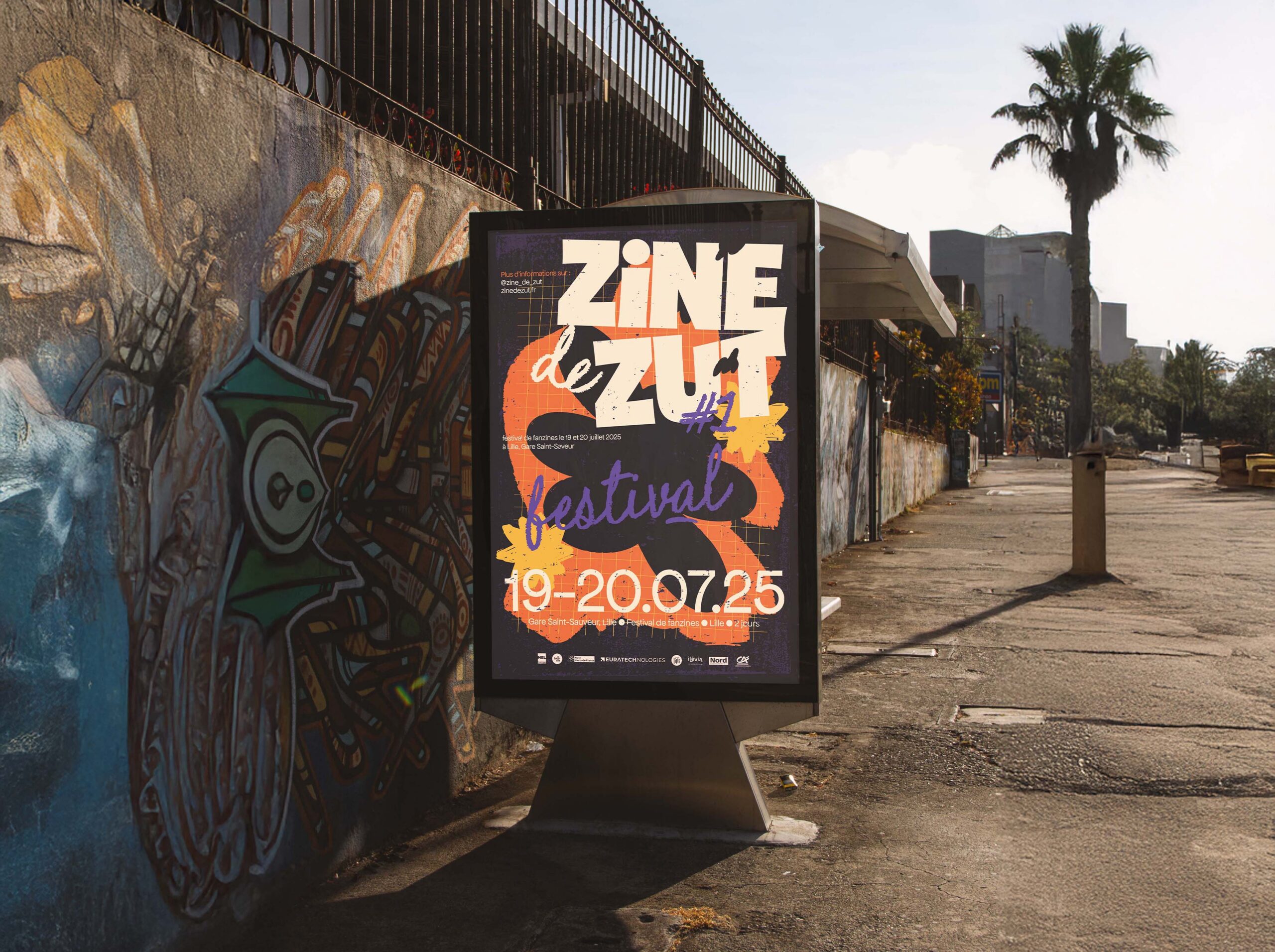 affiche du festival zine de zut