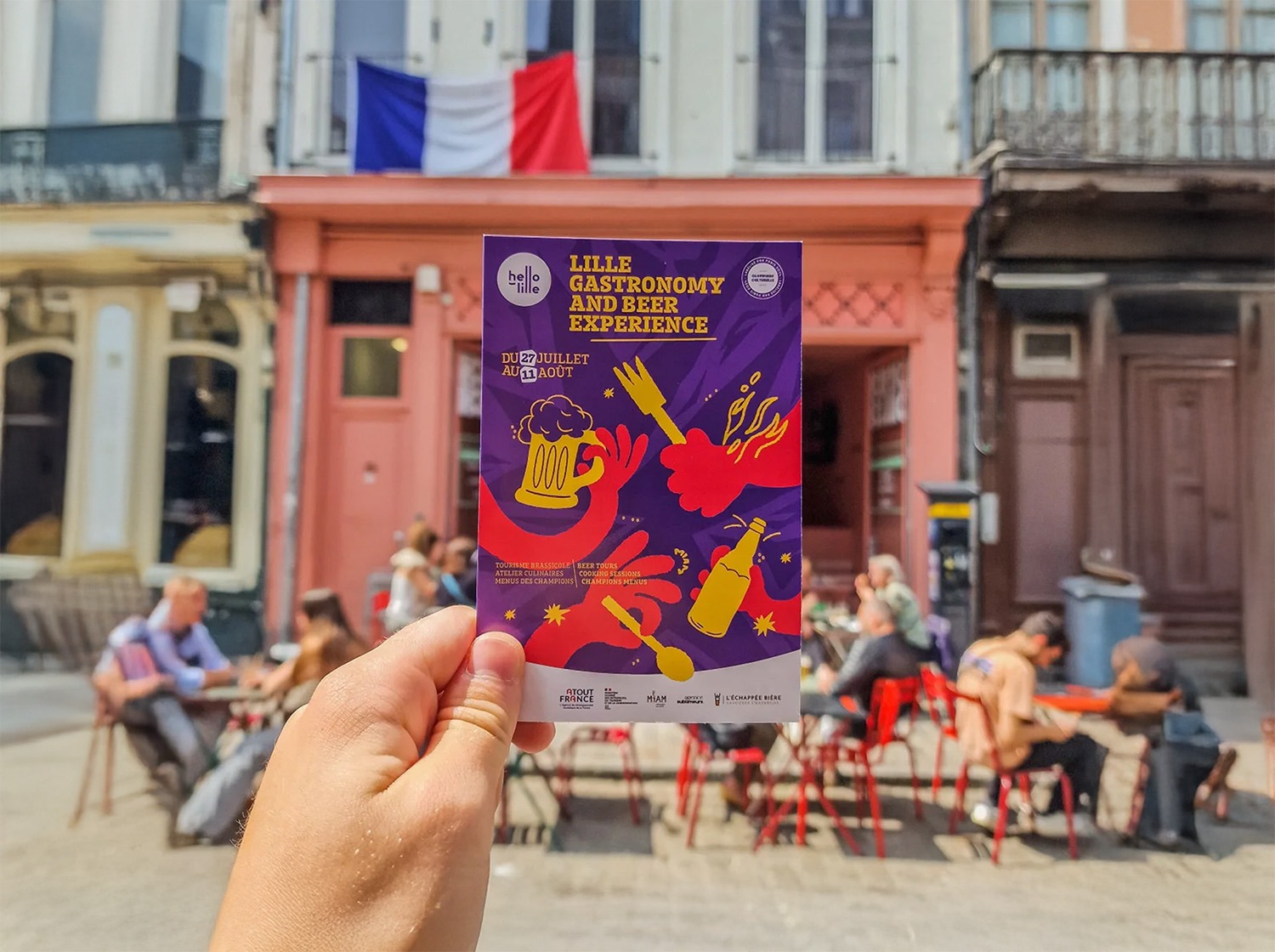 lille beer gastronomy experience carte postale