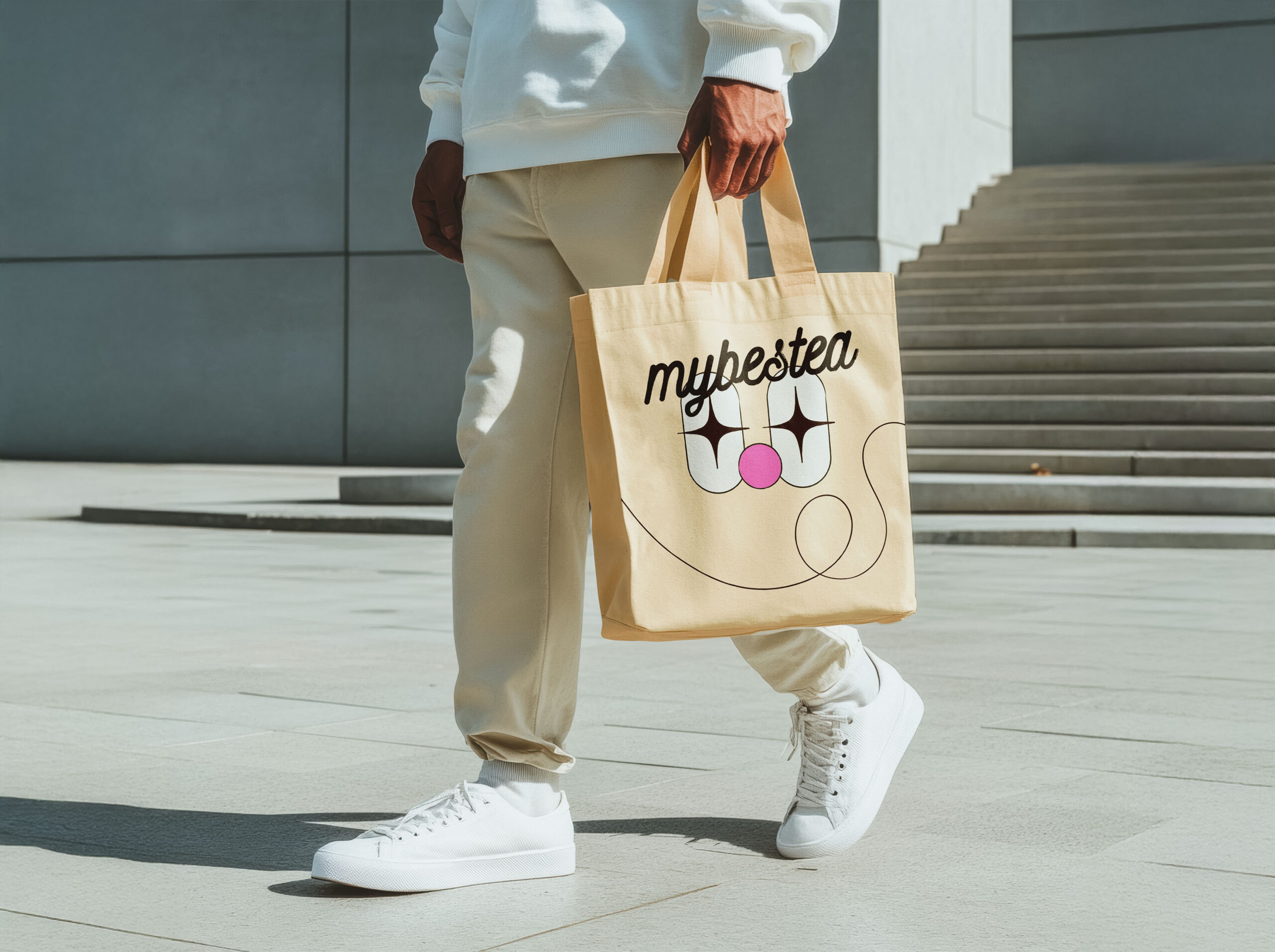 Tote bag Mybestea Rose